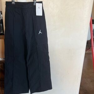 Jordan Black Wide-Leg Cargo Pants